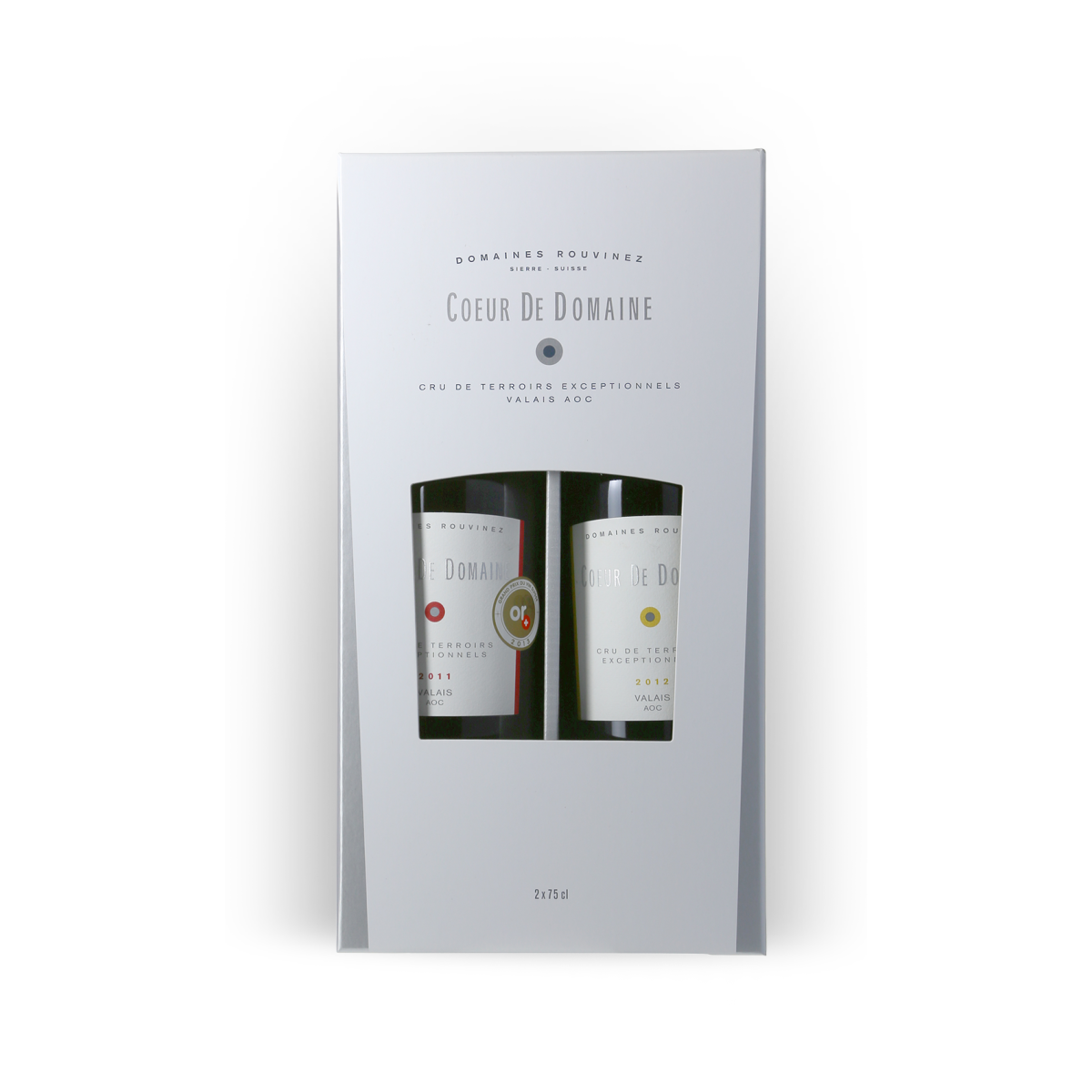 Box of 2 bottles Coeur de Domaines AOC Valais 75 cl