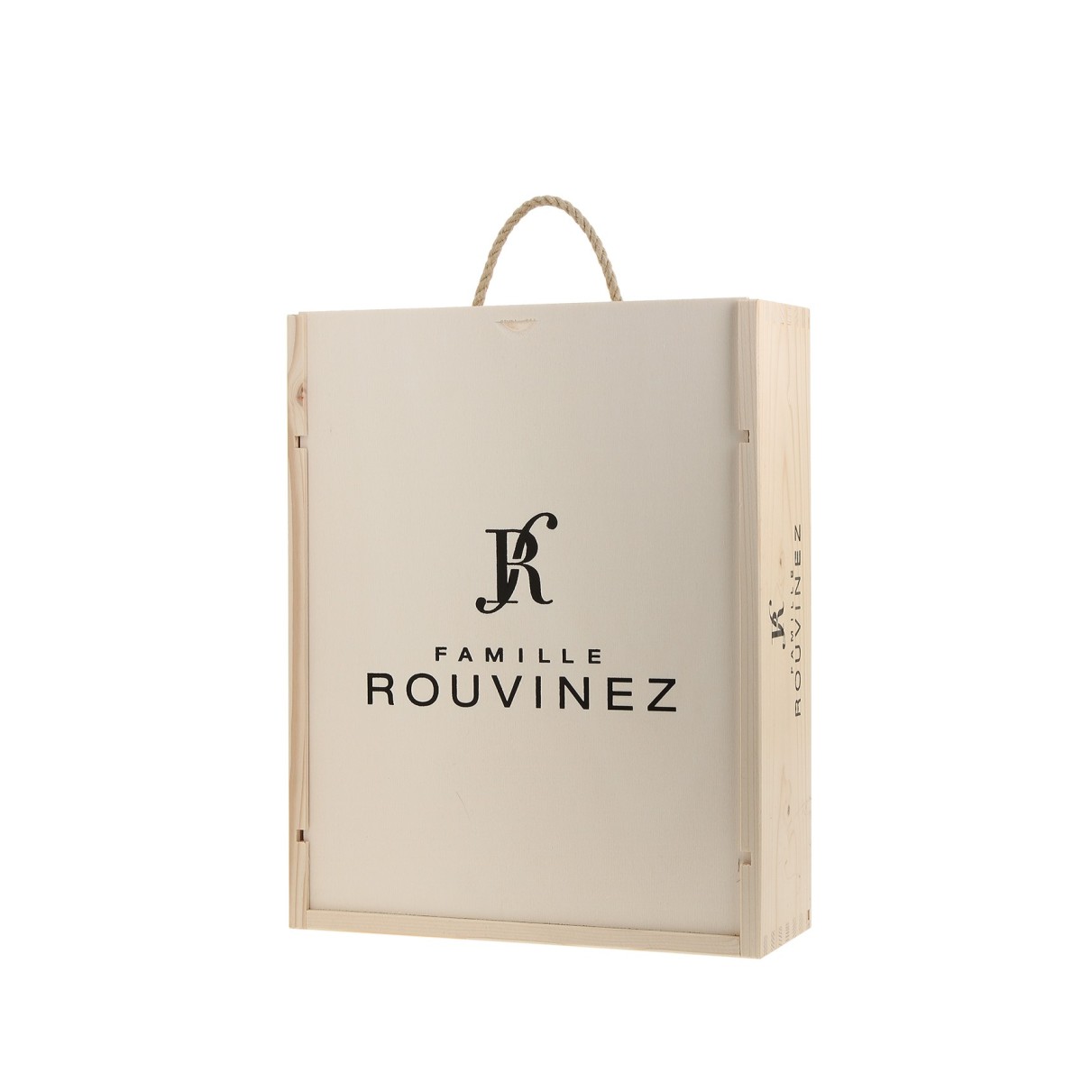 Wooden box 3 x 75 cl (1x Trémaille & 2x Tourmentin)