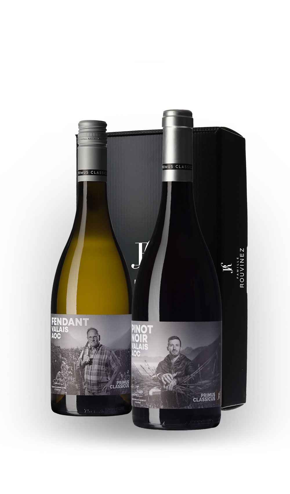 Schatulle "Die Klassische von Primus"  (Fendant & Pinot Noir)