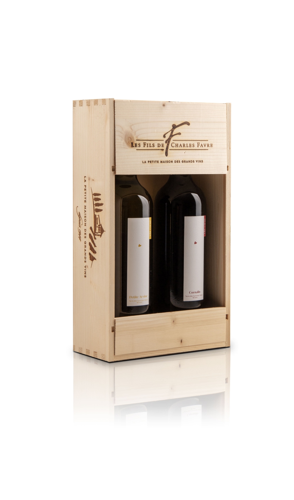 Coffret Vin Coeur 60ème