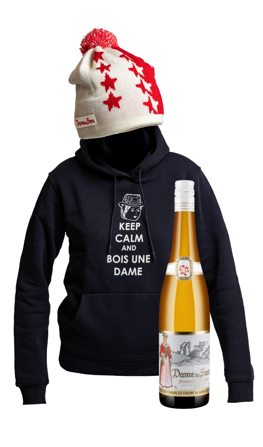 Coffret Hoodie, Dame de Sion & Bonnet valaisan